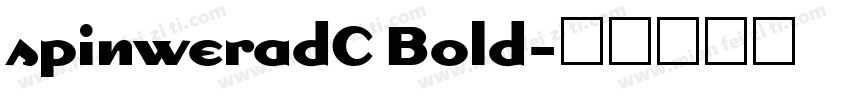 spinweradC Bold字体转换
